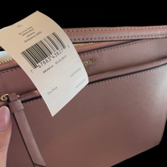 NWT.- Kate Spade Cameron Crossbody - Dusty Peony - Receipt Included - Picture 4 of 8